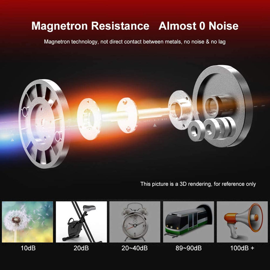 Dripex Upright Exercise Bikes +Bidirectional Flywheel/2020 Version