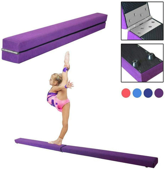 Dripex Folding Gymnastics Balance Beam 7FT