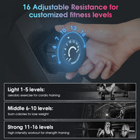 Dripex Magnetic Rowing Machine for Home Use & Cardio Training Rower with Aluminum Slide Rail, 16 Adjustable Resistance & LCD Monitor (2021 Upgrade Version)