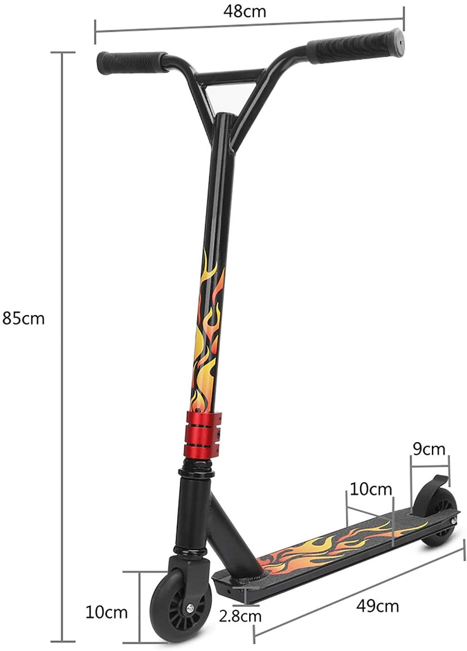 YoleoStore Stunt Scooter,Freestyle Trick Scooter with ABEC 7 ball bearings,Teenage Sport Scooter,Kick Scooter with Lightweight Aluminium Deck