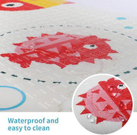 Dripex Baby Play Mat, Baby Crawling Mat Portable Waterproof Non Toxic Soft Foam
