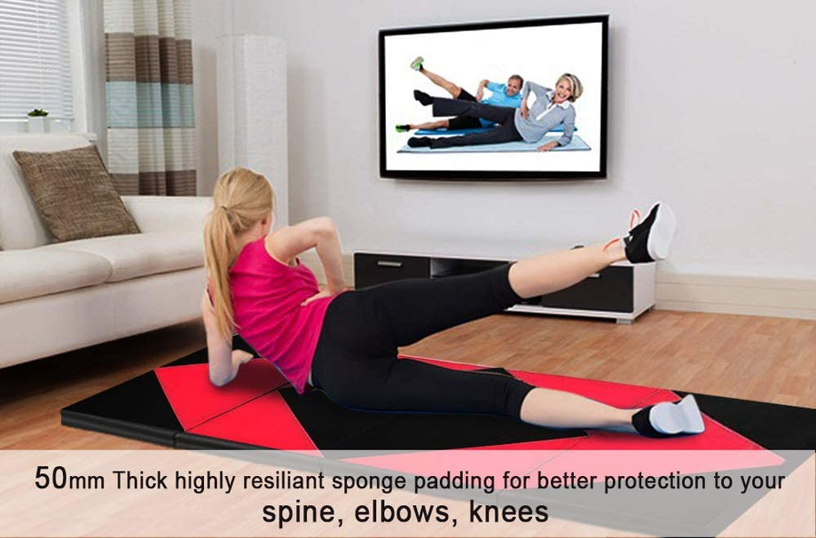 Dripex Folding Gymnastics Exercise Mat - 8FT