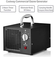 Iropro Commercial Ozone Generator 5000mg Industrial O3 Air Purifier High Capacity Deodorizer Sterilizer Machine for Rooms Smoke Cars and Pets