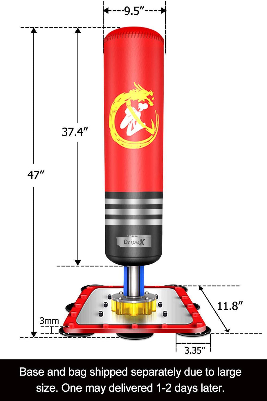 Dripex Kids Free standing Punching Bag