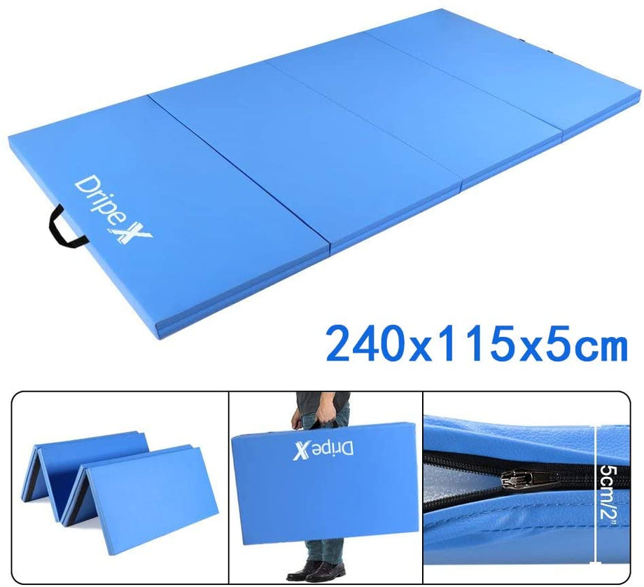 Dripex Folding Gymnastics Exercise Mat - 8FT