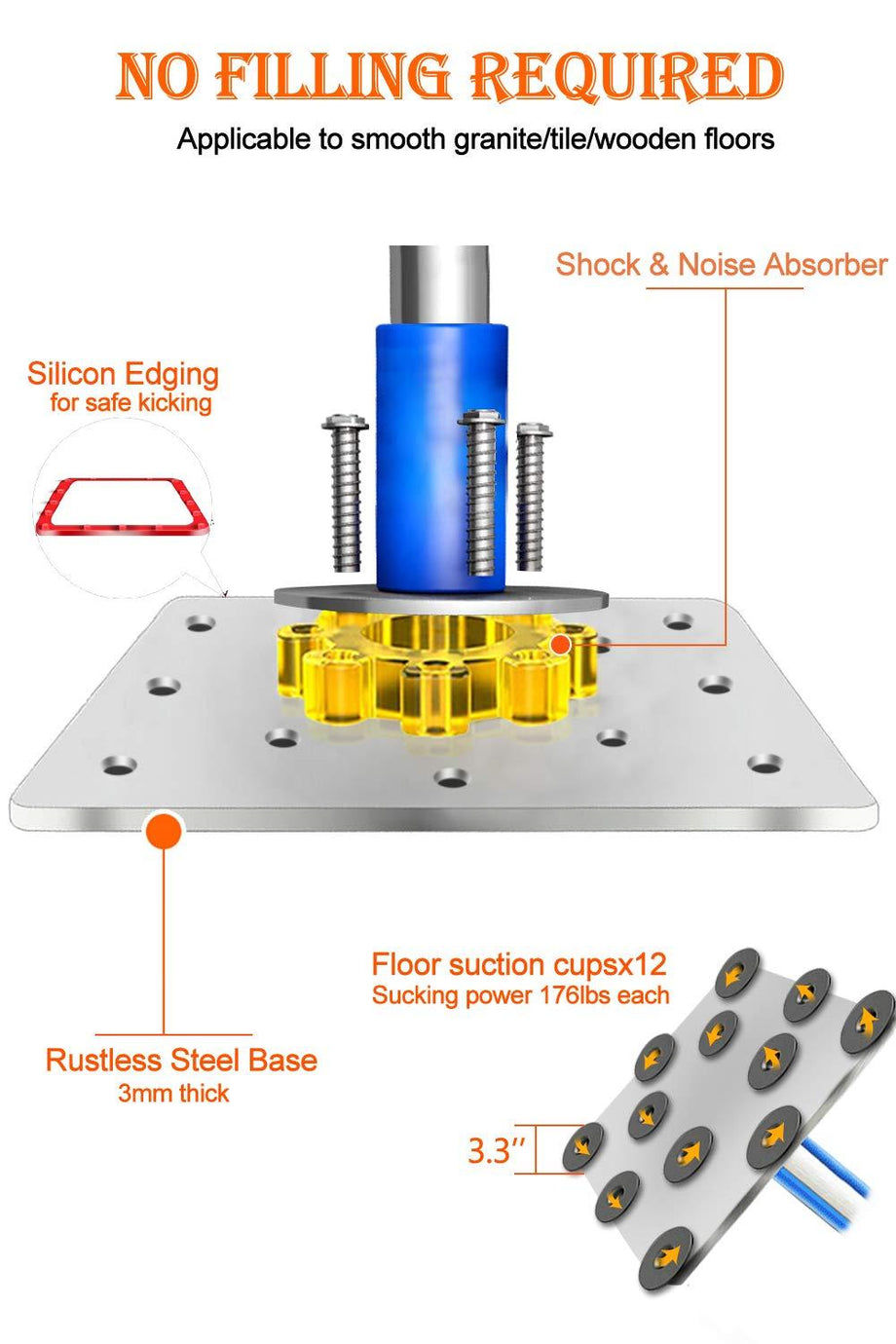 Dripex Kids Free standing Punching Bag