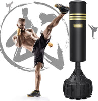 Dripex Freestanding Punching Bag Boxing Partner Boxing Trainer Heavy Duty Punch Bag with Suction Base