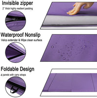 Dripex Folding Gymnastics Exercise Mat - 8FT