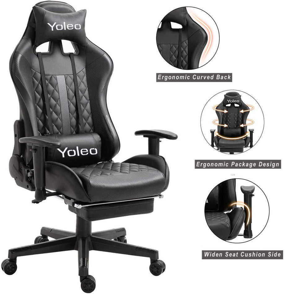 Dripex/Yoleo Gaming Chair - Ergonomic Home Office Chairs