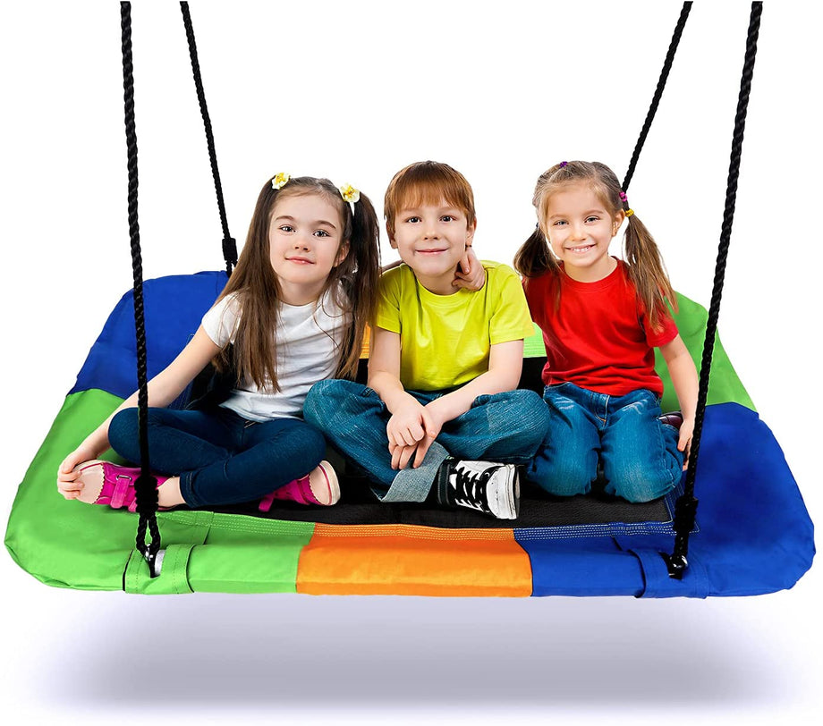 Dripex Nest Swing Children's Swing Tree Swing Seat Square Swing For Ou 