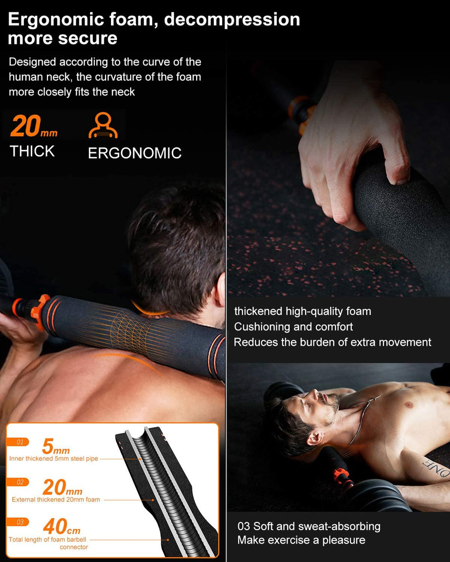 Dripex Adjustable Dumbbell Barbell Weight Pair (2021 New Version)- Free Weighs 4-In-1 Set with Non-Slip Neoprene Hand, Perfect for Male and Female Fitness at Home and Office Gym-10KG