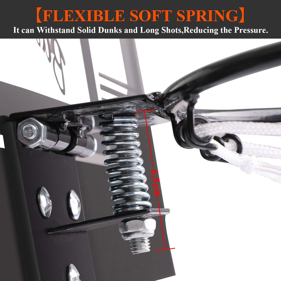 Dripex Mini Indoor Basketball Hoop Play Set for kids Wall Mounted Basketball Board with Ball and Pump