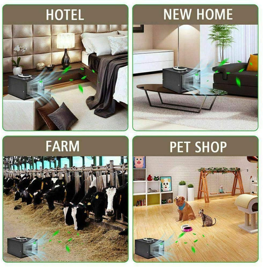 Iropro Commercial Ozone Generator 5000mg Industrial O3 Air Purifier High Capacity Deodorizer Sterilizer Machine for Rooms Smoke Cars and Pets