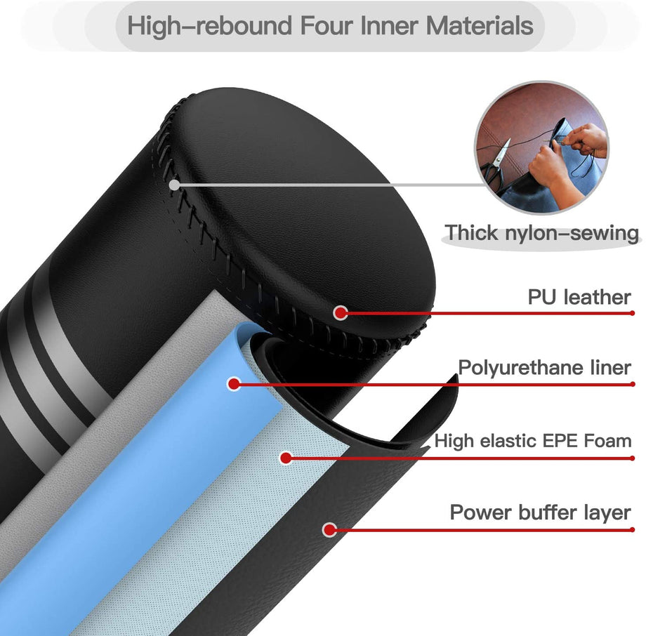 Dripex 70 Inch Upgrade Free Standing Punch Bag with ABS Base and 18 Suction Cups, Heavy Punching Bag for Boxing training