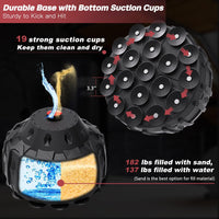 Dripex 70 Inch Upgrade Free Standing Punch Bag with ABS Base and 18 Suction Cups, Heavy Punching Bag for Boxing training