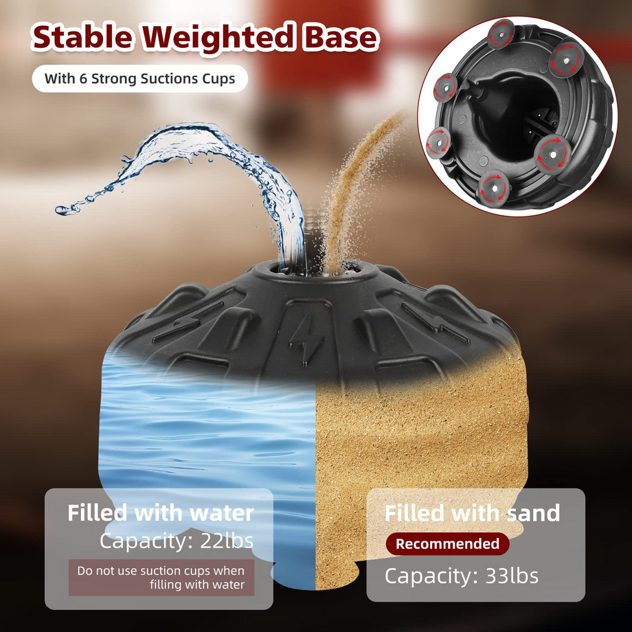 Dripex Speed Punch Ball with Adjustable Height Stand, Punching Bag with Boxing Gloves - Great for Boxing Equipment, MMA Training, Stress Fitness & Relief for Adults, Teens & Kids