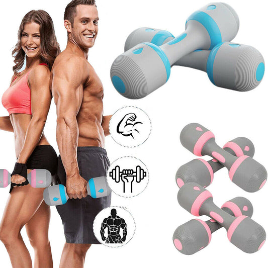 Dumbbell Weights Set Adjustable Barbell Bar 4KG/10KG for Home Gym Yoga Fitness
