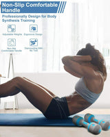 Dumbbell Weights Set Adjustable Barbell Bar 4KG/10KG for Home Gym Yoga Fitness