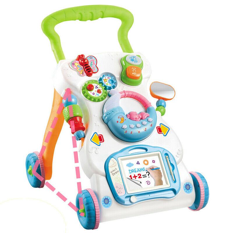 Baby walker sales with bouncer